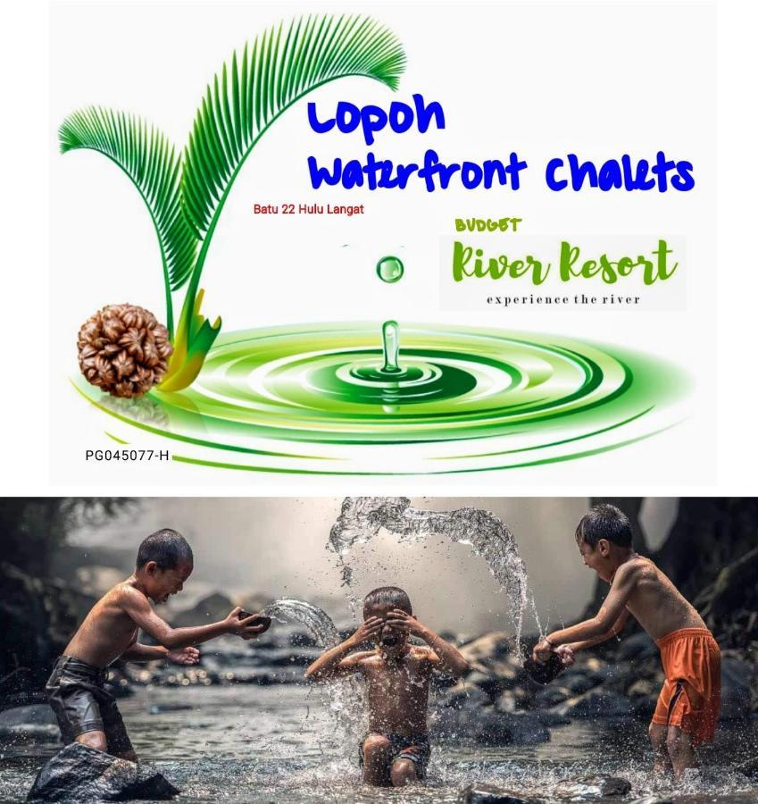 Lopoh Waterfront Budget Chalets Villa Hulu Langat Kültér fotó