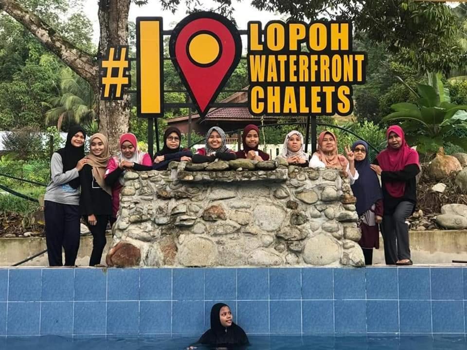 Lopoh Waterfront Budget Chalets Villa Hulu Langat Kültér fotó